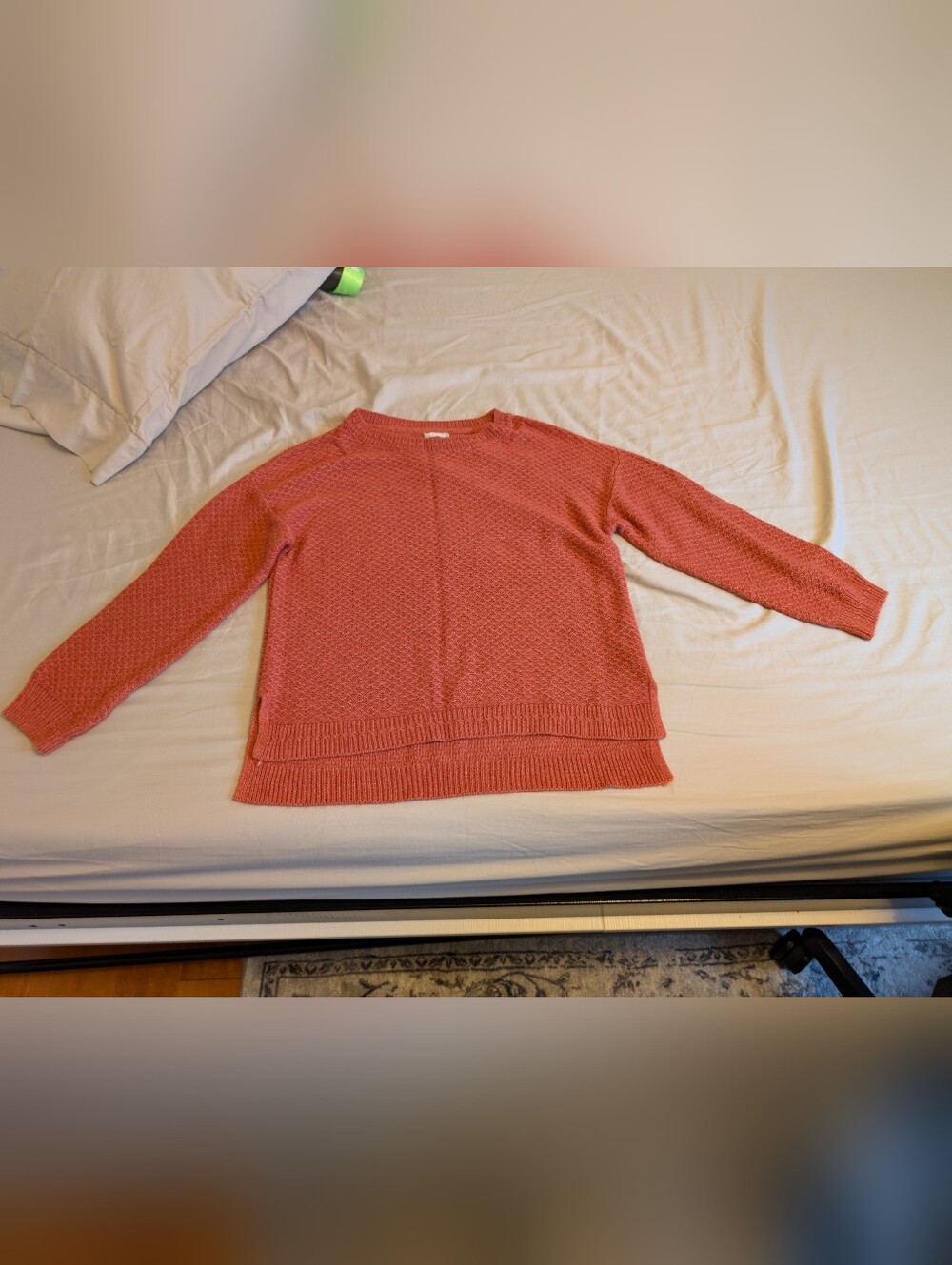 Women's Fat face Coral Textured Knit Sweater